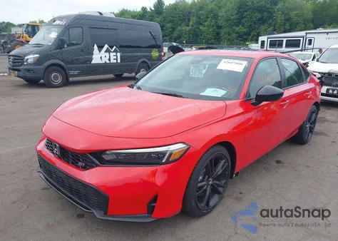 2025 Honda Civic Si Base W/High Performance Summer Tires/ z USA, uszkodzony, nr VIN 2HGFE1E50SH474942